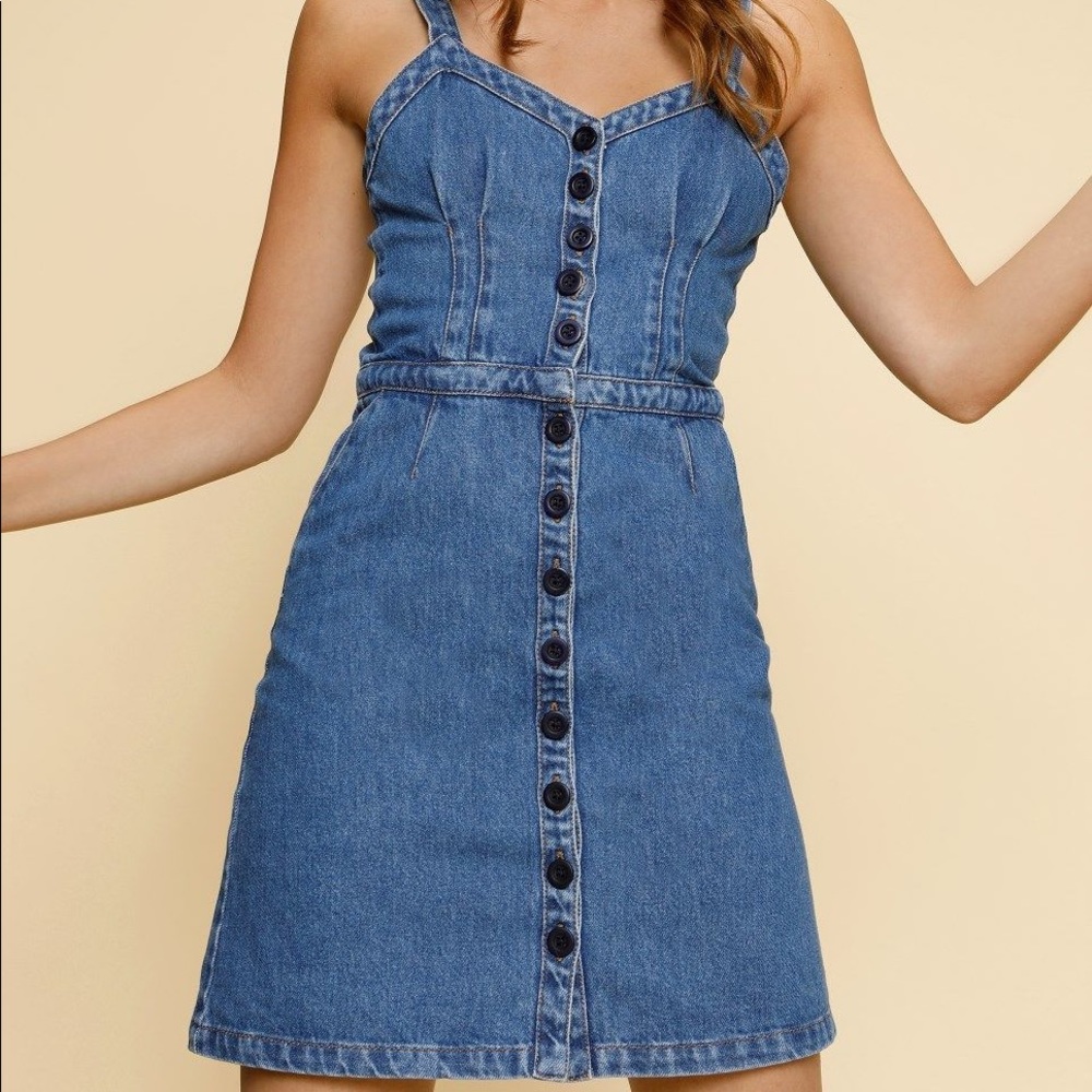 Rouje denim mini dress 38